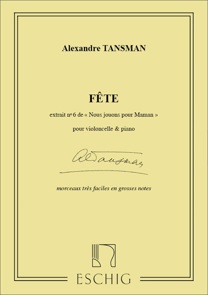 Fete. Extrait N. 6 De Nous Jouons Pour Maman